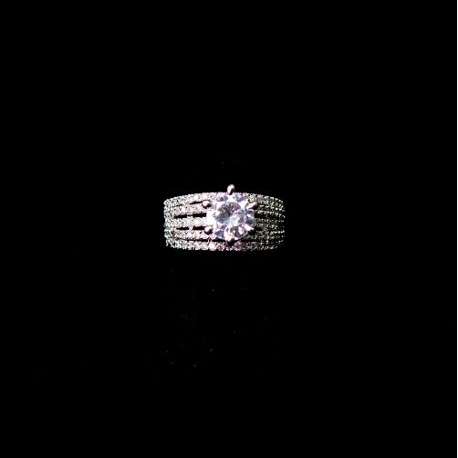 Square Halo Solitaire Ring – Latest Ring Design for Women